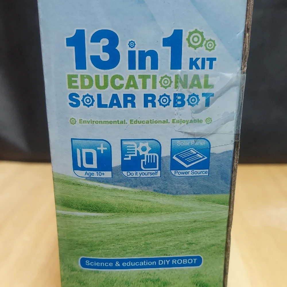 NEW 13-in-1 Solar Robot Kit STEM Educational DIY Science Toy Solar Power No Batt